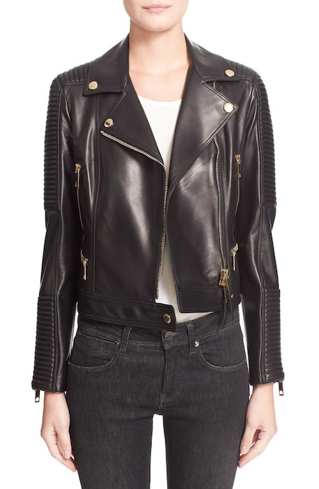 Burberry London 'Mossgrove' Leather Jacket